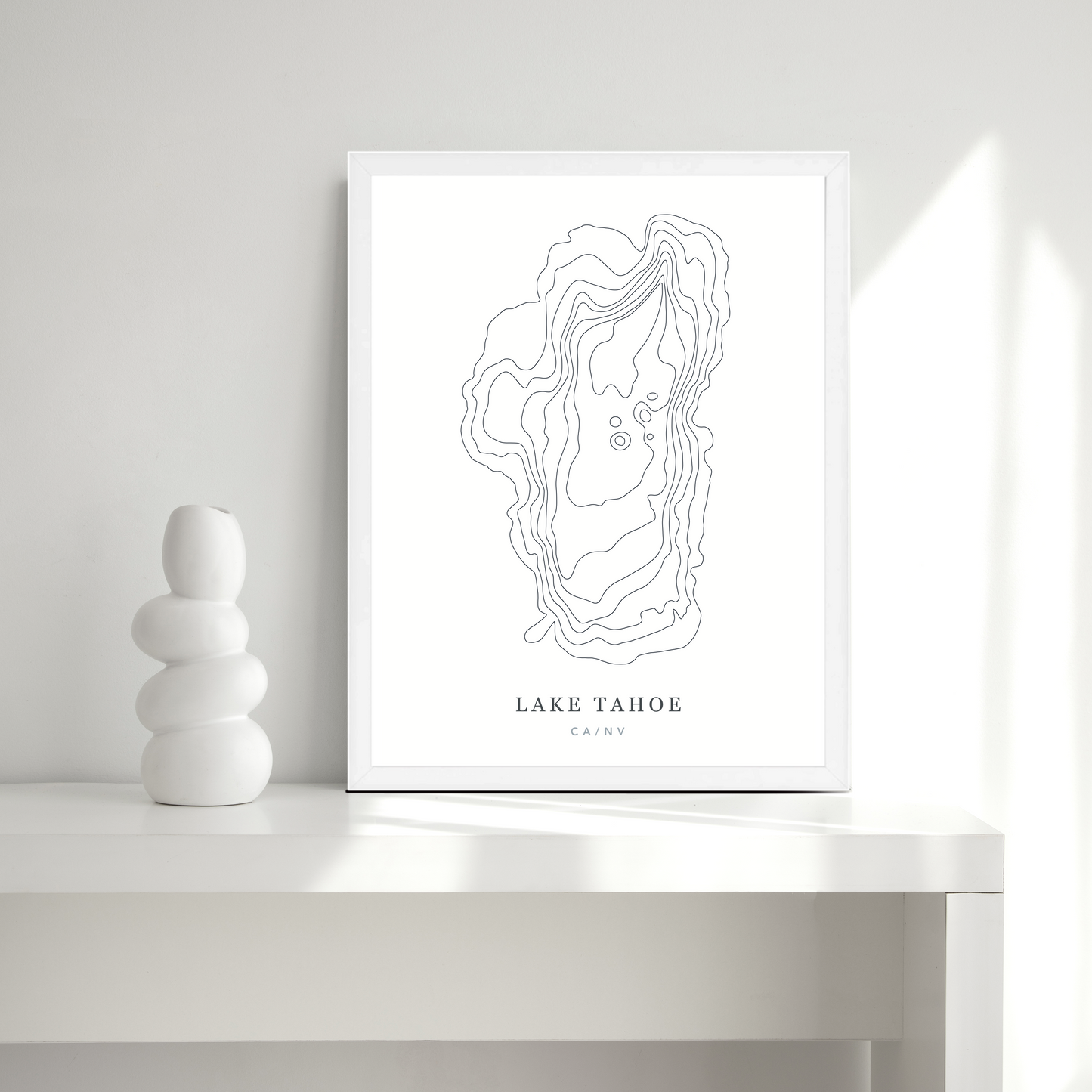 White Thin Frame