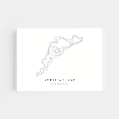 American Lake, Washington | Canvas Print