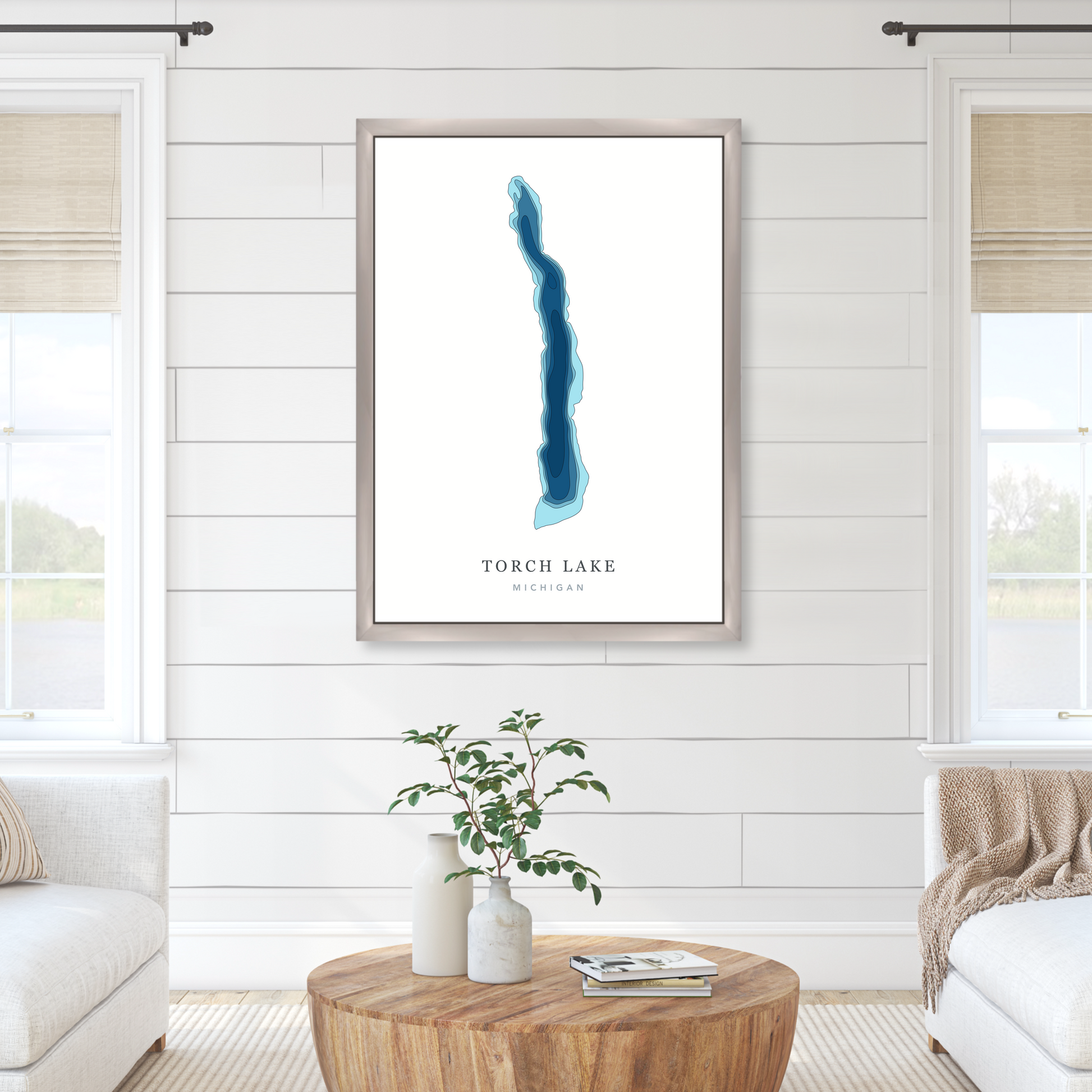 Champagne Floating Frame