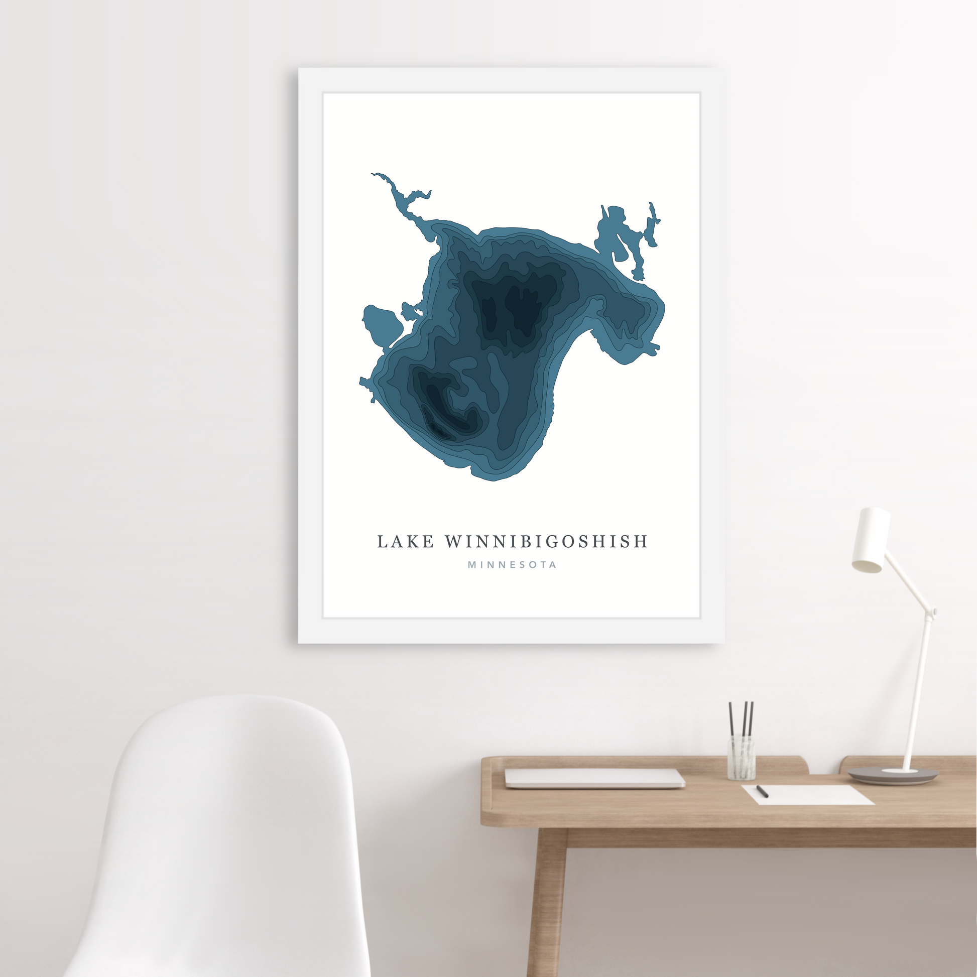 White Floating Frame 