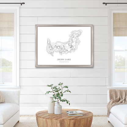 Champagne Floating Frame  