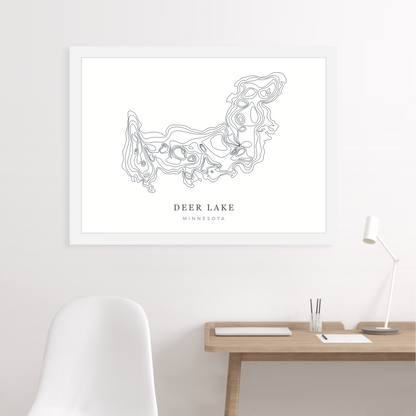 White Floating Frame  