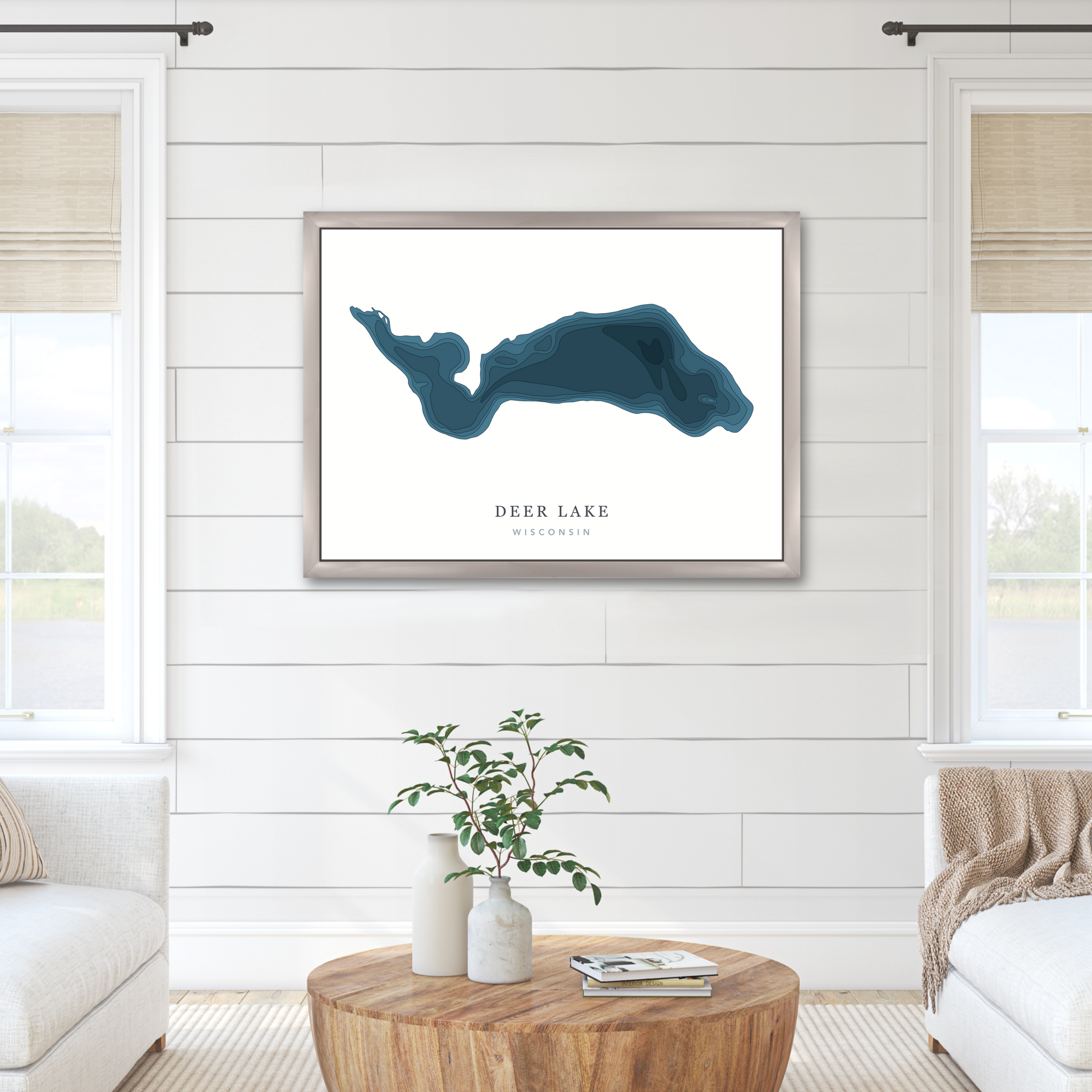 Champagne Floating Frame 