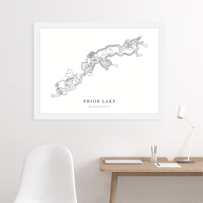 White Floating Frame  