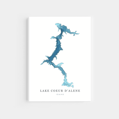 Lake Coeur d'Alene, Idaho | Canvas Print