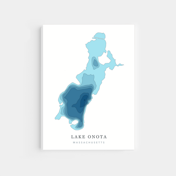 Lake Onota, Massachusetts | Canvas Print