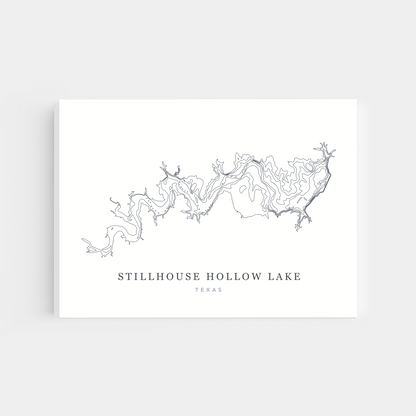 Stillhouse Hollow Lake, Texas | Canvas Print