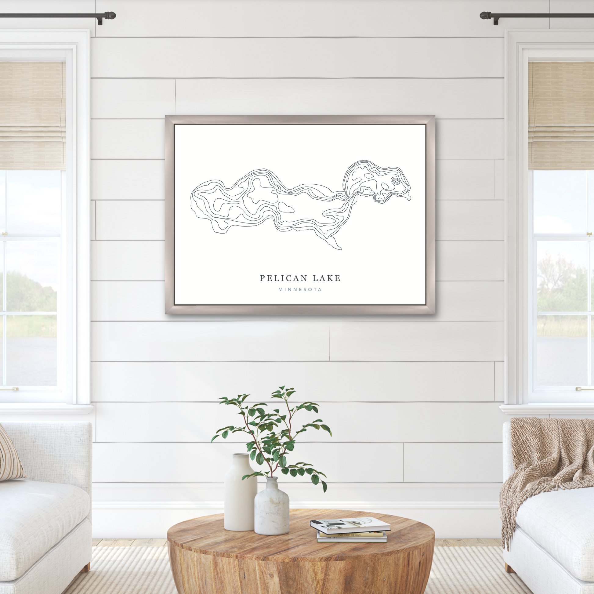 Champagne Floating Frame  