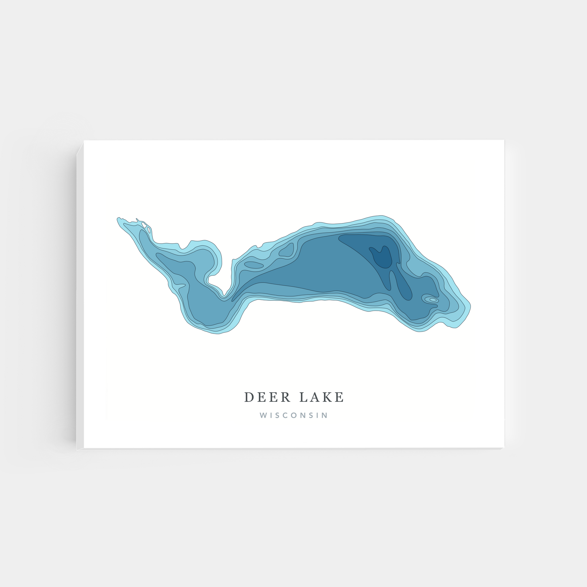 Deer Lake, Wisconsin | Canvas Print