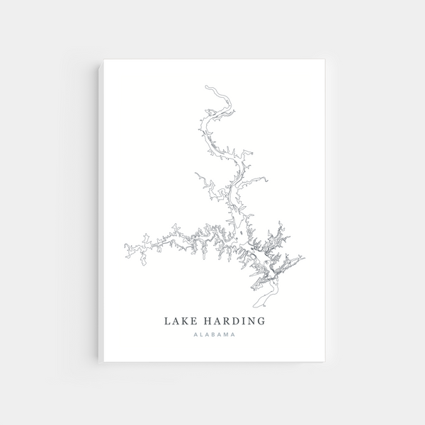 Lake Harding, Alabama | Canvas Print