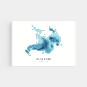 Cass Lake, Michigan | Canvas Print