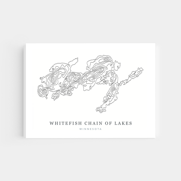 Whitefish Chain of Lakes, Minnesota | Canvas Print