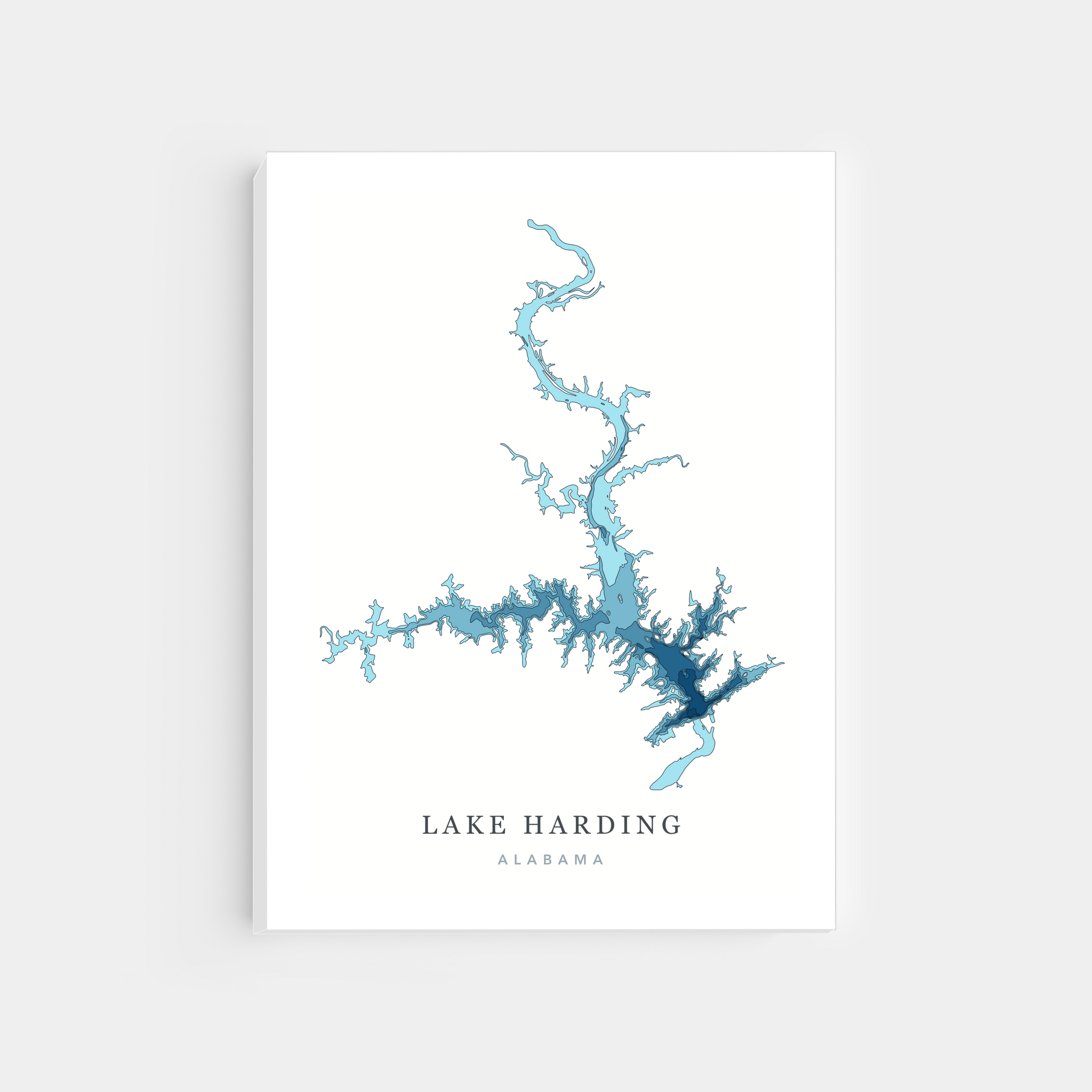 Lake Harding, Alabama | Canvas Print