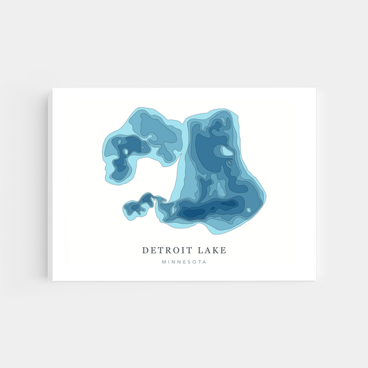Detroit Lake, Minnesota | Canvas Print