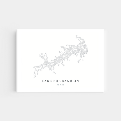 Lake Bob Sandlin, Texas | Canvas Print