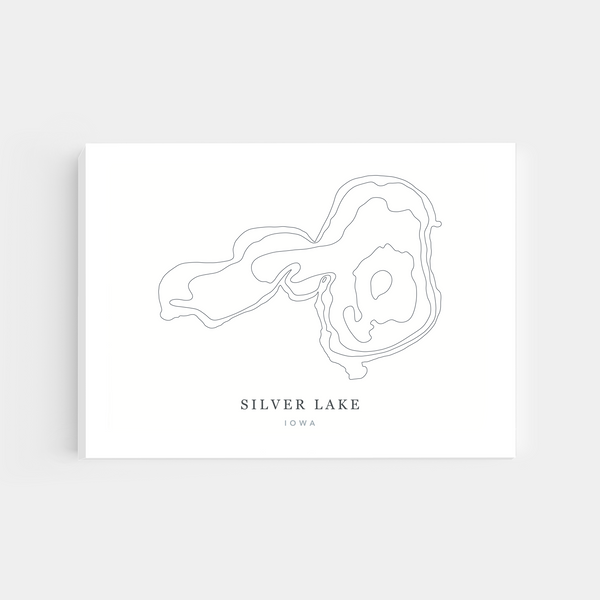 Silver Lake, Iowa | Canvas Print
